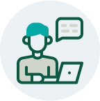 Icon Computer Worker